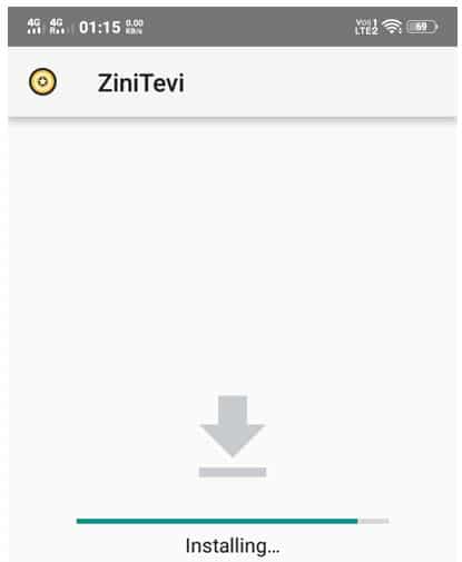 ZiniTevi is Installing