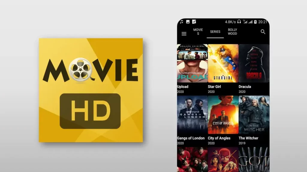 Movie HD APK App Image