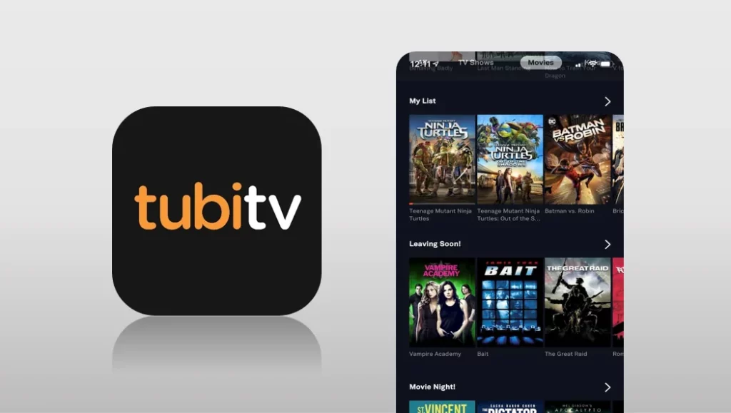 Tubi TV App Image